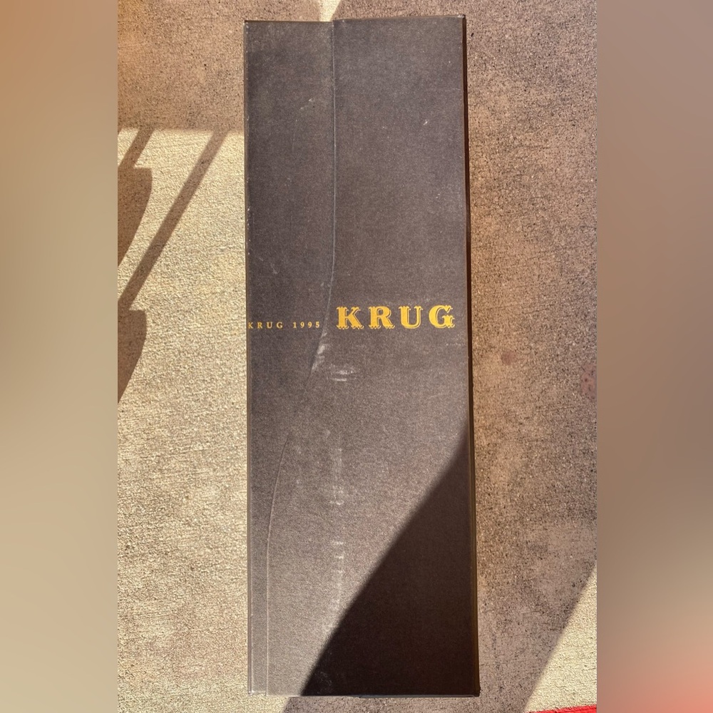 Krug Champagne box Vintage 1995 with card - Picture 14 of 14